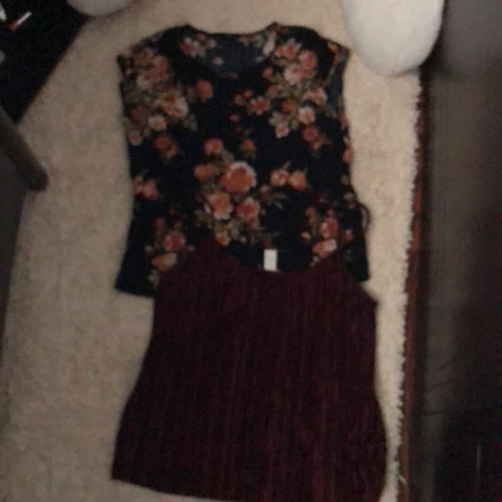 Forever 21 top and HnM tank